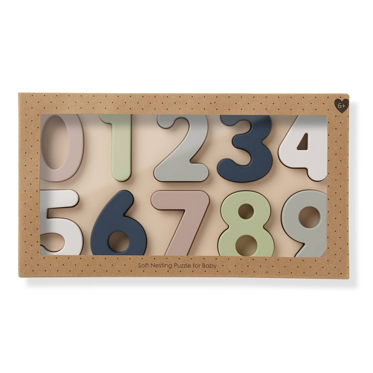Ali+Oli - Large Soft Silicone Number Puzzle (11-pc) for Toddlers