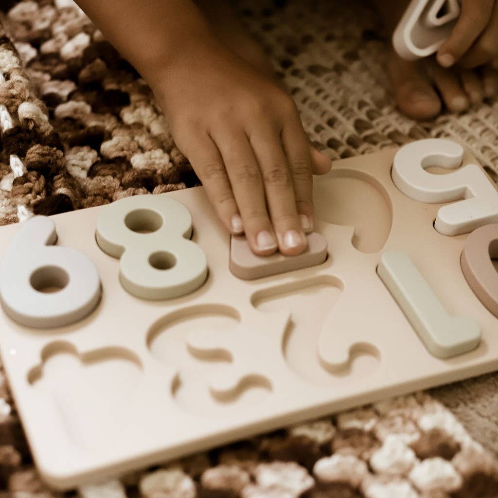 Ali+Oli - Large Soft Silicone Number Puzzle (11-pc) for Toddlers
