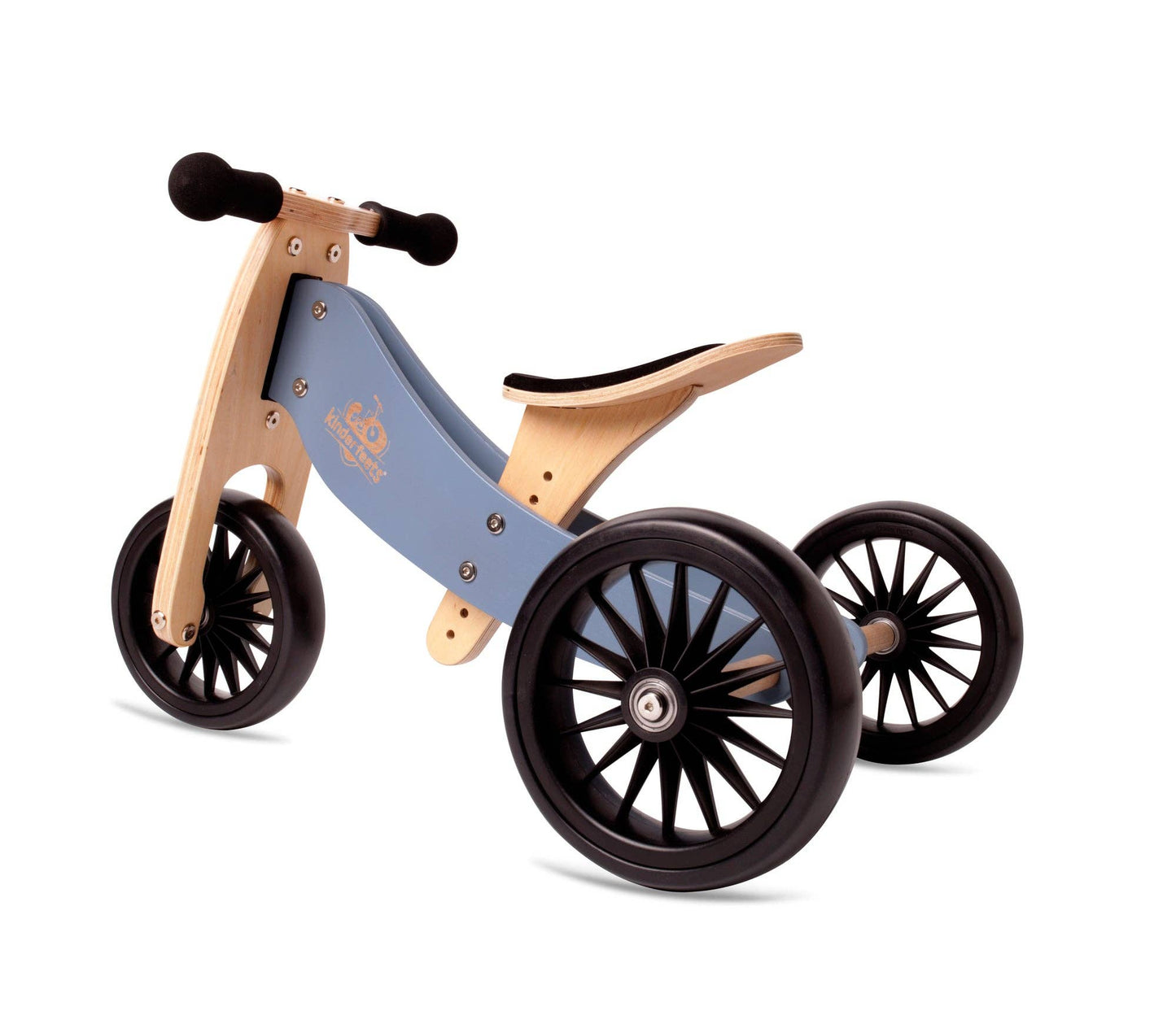 kinderfeets - Tiny Tot 2-in-1 Wooden Balance Bike Coral